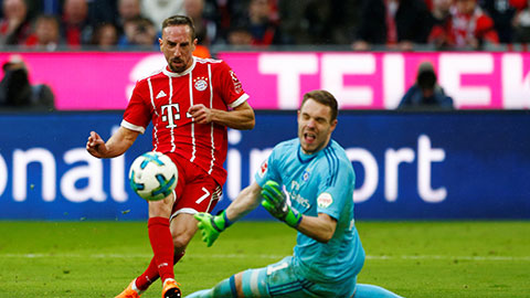 Trước trận Besiktas - Bayern: Cờ đến tay Ribery