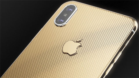 Xuất hiện iPhone X mạ vàng ròng, giá hơn 100 triệu