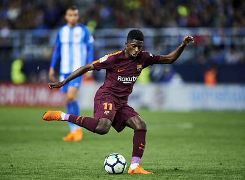 Dembele có thể là giải pháp cho hàng công Barca