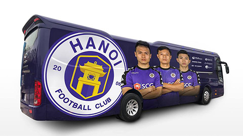 Hà Nội FC chi tiền tỷ mua xe buýt xịn