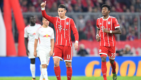 Bayern đòi lại ngôi đầu sau chiến thắng trước Leipzig