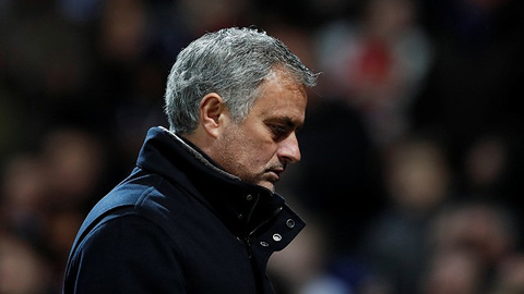 Mourinho đang chịu nhiều áp lực sau thất bại ở Champions League