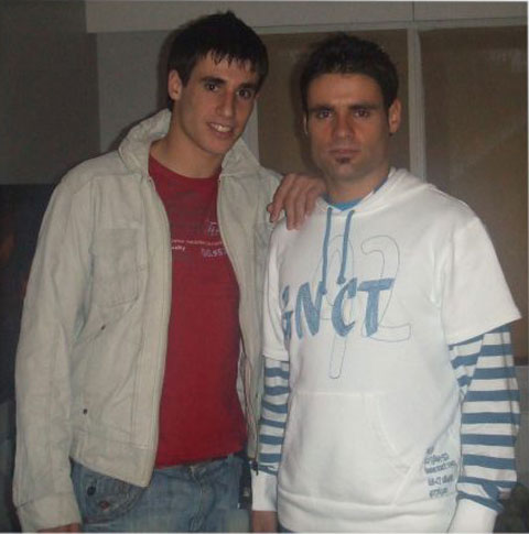 Javi và anh trai Alvaro