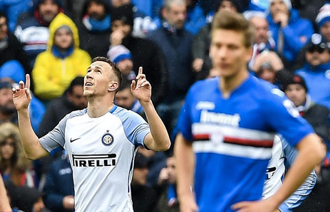 Perisic mở tỷ số cho Inter
