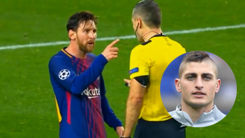 Verratti tố Messi được các trọng tài ưu ái