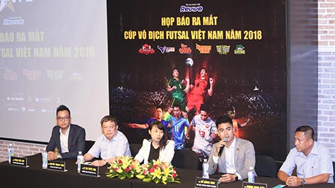 Vietnam Futsal League 2018: Sân chơi mới, cách tổ chức mới