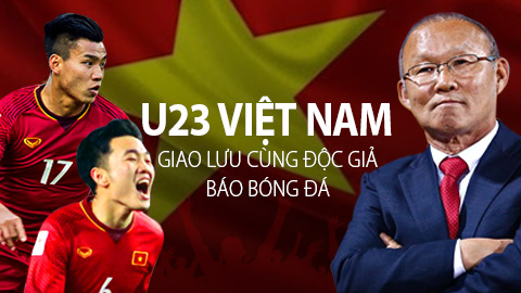 Báo Bóng Đá và Tổng Công ty xây dựng số 1 tổ chức giao lưu và tặng quà U23 Việt Nam