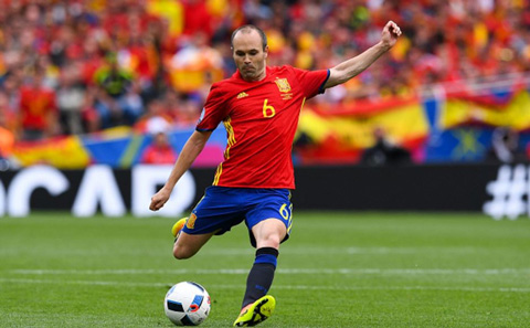 Iniesta sẽ chia tay ĐT Tây Ban Nha sau World Cup 2018