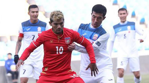 Thua đậm Kyrgyzstan, Myanmar vỡ mộng dự Asian Cup 2019