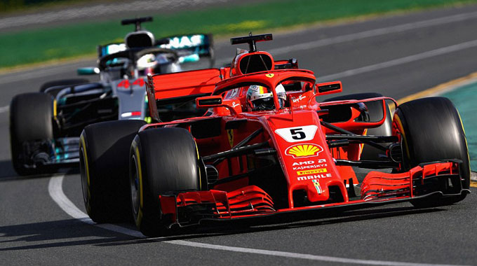 Vettel đánh bại Hamilton, về nhất chặng mở màn F1 2018