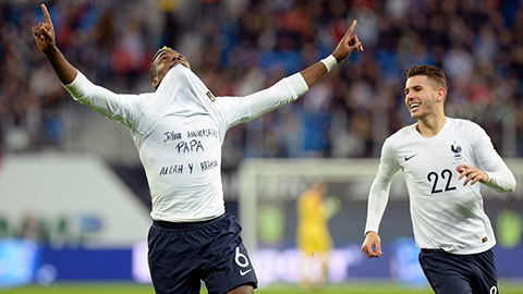 Pogba tỏa sáng trong màu áo ĐT Pháp