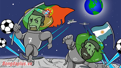 'Aliens' Ronaldo và Messi bị đuổi khỏi Trái Đất