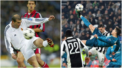 Zidane: 'Ronaldo ghi bàn không đẹp bằng tôi'