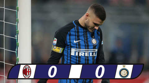 Milan 0-0 Inter: Icardi bị 'hại' bởi VAR, derby nhạt nhoà