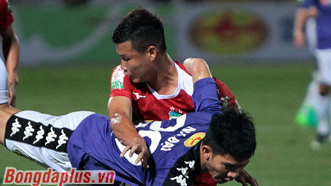 10 cầu thủ HAGL vật lộn chống chọi 11 ngôi sao Hà Nội FC