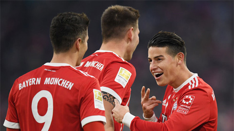 5 yếu nhân giúp Bayern vô địch Bundesliga 17/18