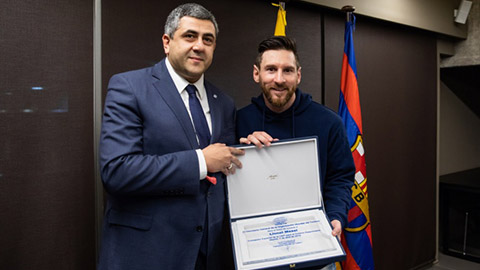 Messi làm đại sứ của Tổ chức du lịch thế giới