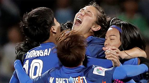 Thắng đậm Jordan, nữ Thái Lan rộng cửa dự World Cup