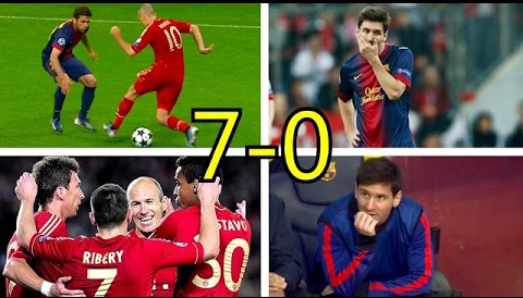 Barca từng để thua Bayern 0-7 ở bán kết Champions League 2012/13