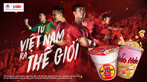 Đội tuyển U23 truyền cảm hứng cho Acecook Việt Nam