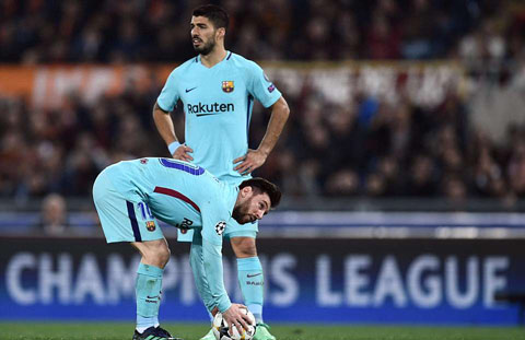 Messi nhợt nhạt khiến Barca nhợt nhạt