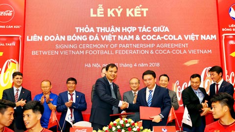 VFF ký thỏa thuận hợp tác với Coca-Cola Việt Nam