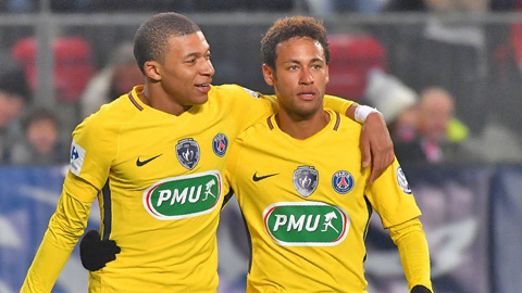 PSG đứng trước án phạt nặng vì Neymar và Mbappe