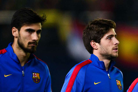 Gomes và Roberto nhiều khả năng sẽ gánh tuyến giữa Barca