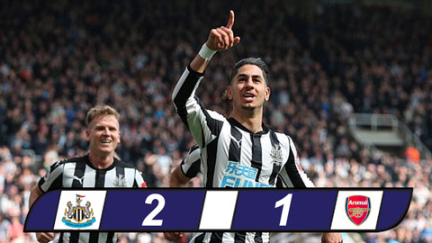 Newcastle 2-1 Arsenal: Chích chòe phá dớp
