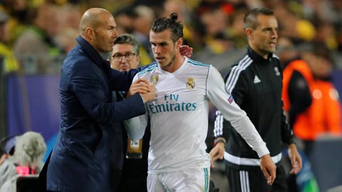 Bale được HLV Zidane sử dụng rất hạn chế trong 2 tháng qua