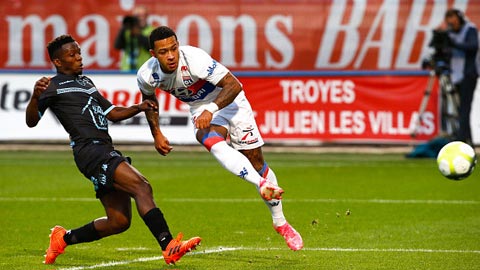 Dijon 2-5 Lyon: Chiến thắng thứ 6 liên tiếp cho 'Sư tử sông Rhone'