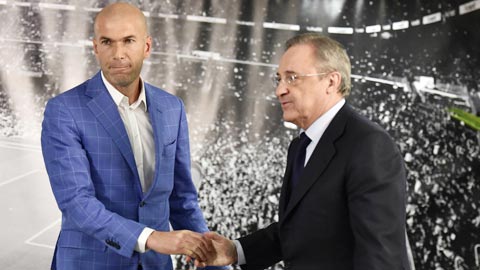 Perez & Zidane đang không nhìn về một hướng