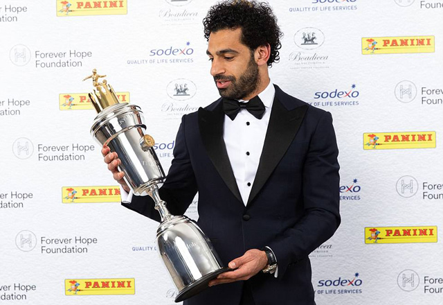 Salah nhận danh hiệu Cầu thủ xuất sắc nhất mùa