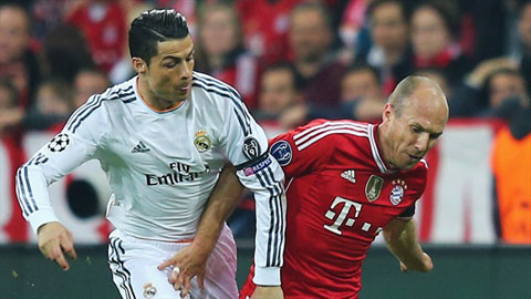 Robben: 'Bayern việc gì phải sợ Real'