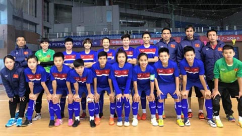 Tập huấn trước giải vô địch Futsal châu Á 2018: ĐT nữ Việt Nam về nước