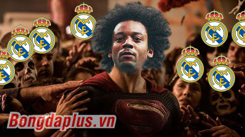 Ảnh chế: Marcelo là siêu nhân của Real Madrid