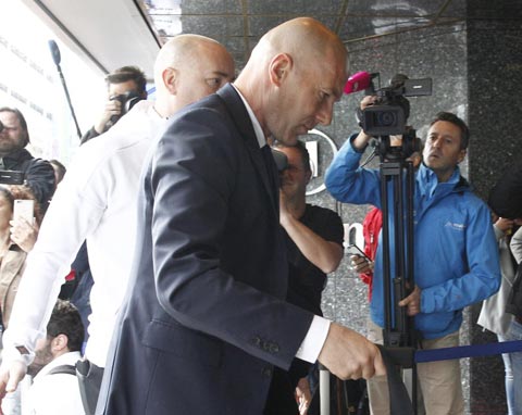 Zidane yêu cầu Real ở khách sạn Hilton Park vì coi đây là khách sạn may mắn ở Munich
