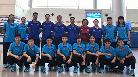 ĐT futsal Việt Nam lên đường tham dự giải futsal nữ châu Á