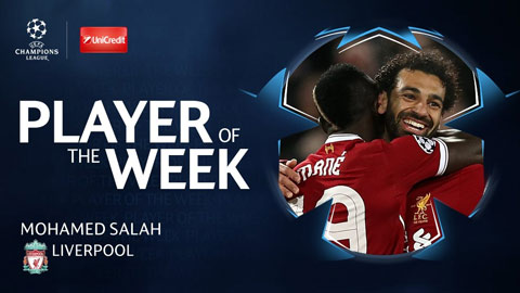 Salah xuất sắc nhất lượt đi bán kết Champions League