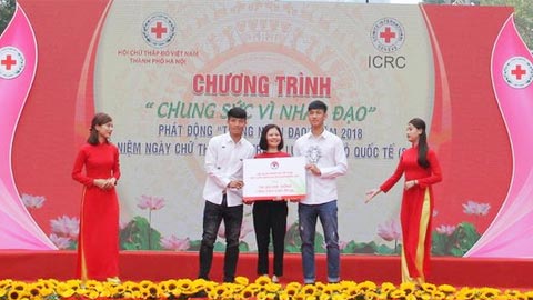 U23 Việt Nam trao 700 triệu đồng cho công tác thiện nguyện
