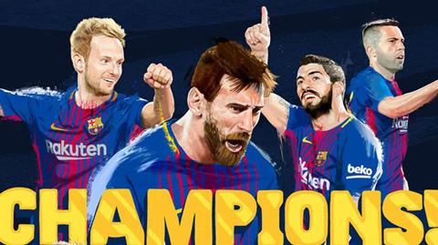 Quên Champions League đi, Barca là những người xuất sắc nhất Tây Ban Nha