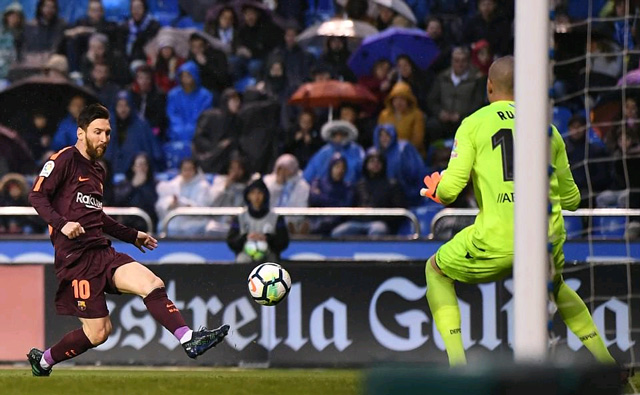 Tuy nhiên, sự xuất sắc của Messi đã giúp Barca giành chiến thắng chung cuộc 4-2. Trận này, El Pulga bỏ túi cú hat-trick.