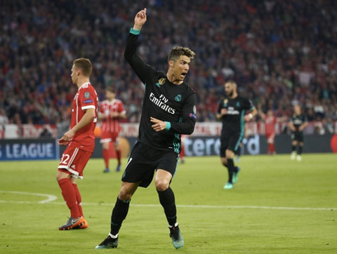 Ronaldo không ghi bàn trong trận lượt đi ở Munich