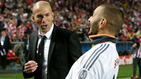 Zidane luôn đặt niềm tin tuyệt đối vào Benzema