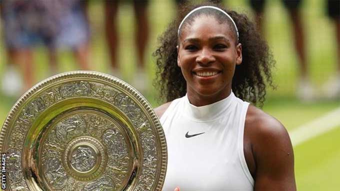 Serena Williams vô địch Wimledon lần gần nhất ở năm 2016