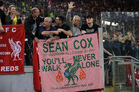 CĐV Liverpool hy vọng Sean sẽ sớm bình phục