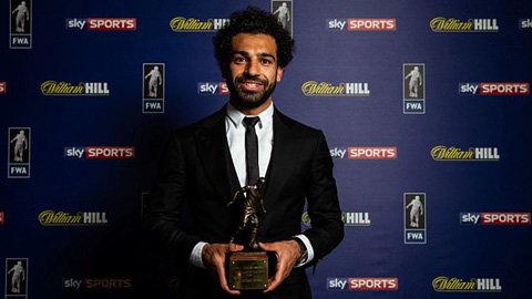 Salah nhận giải thưởng Cầu thủ xuất sắc mùa của FWA