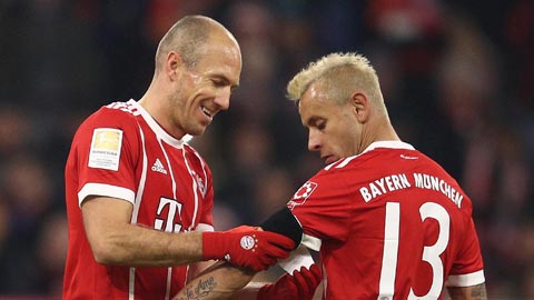 Thêm Robben và Rafinha gia hạn với Bayern