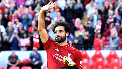 Salah đoạt giải Vua phá lưới Ngoại hạng Anh 2017/18
