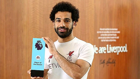 Salah bỏ túi hat-trick danh hiệu cá nhân